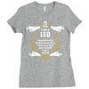 I Am A Leo Ladies Fitted T-Shirt