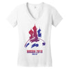world cup Women's V-Neck T-Shirt