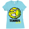 pro tennis ball Ladies Fitted T-Shirt