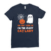i'm the crazy cat lady Ladies Fitted T-Shirt