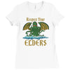 respect your elders Ladies Fitted T-Shirt