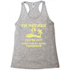 i'm retired Racerback Tank