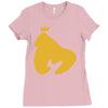 king gorilla Ladies Fitted T-Shirt