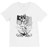 navy  girl V-Neck Tee