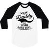 New Daddy 2018 Rokie Dept. 3/4 Sleeve Shirt