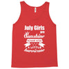 July Girls Are Sunshine Mixed With A Little Hurricane Tank Top