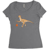 T-Rex Basketball Women's Triblend Scoop T-shirt