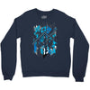 blue vectorfunk Crewneck Sweatshirt