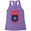 land of the free Racerback Tank