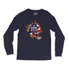 American Flag Q Fire Long Sleeve Shirts