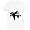 plane crazy Ladies Fitted T-Shirt