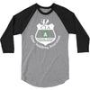 cia badge cider imbibing anarchist with badge 3/4 Sleeve Shirt
