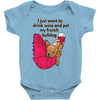 hi quality frenchie Baby Bodysuit