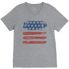 us flag V-Neck Tee