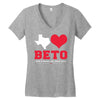 Texas Loves Beto Women's V-Neck T-Shirt