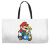 mario weed Weekender Totes