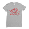 love red Ladies Fitted T-Shirt