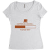 caffeine loading pleace wait Women's Triblend Scoop T-shirt
