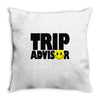 trip advisor Throw Pillow
