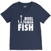 reel legend funn V-Neck Tee