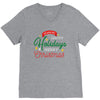 we wish you happy holidays &amp; merry christmas V-Neck Tee