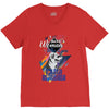 who loves golden retriever. V-Neck Tee