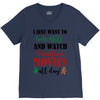 i just want to bake stuff and watch christmas movies all day V-Neck Tee