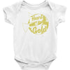 heart of gold Baby Onesie