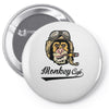 monkey cafe pilote Pin-back button