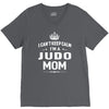 i can't keep calm i'm a judo mom V-Neck Tee