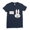 meh bunny Ladies Fitted T-Shirt