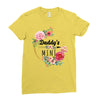 Daddy Is Mini Ladies Fitted T-Shirt