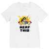 gamer gremlin stole pog V-Neck Tee