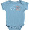 couple biker Baby Bodysuit