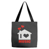 new i love house Tote Bags