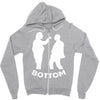 bottom eye poke Zipper Hoodie