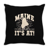 maine Throw Pillow
