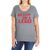 go step on a lego Ladies Curvy T-Shirt