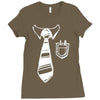 geek pocket protector tie Ladies Fitted T-Shirt