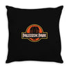 paleozoic park Throw Pillow