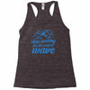 stop waiting Racerback Tank
