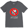 i ain't afraind of no gooats V-Neck Tee