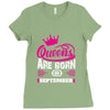 Queens Are Born in September Ladies Fitted T-Shirt