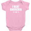 i beat anorexia Baby Bodysuit