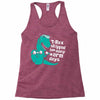 t rex skipped too many arm days Racerback Tank