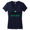 drink up bitches Women's V-Neck T-Shirt