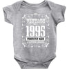 vintage made in 1995 perfectly aged a living legend Baby Bodysuit