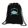 married men fishing club! Drawstring Bags