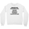 Smartass November Girl Crewneck Sweatshirt