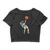 astronaut basketball planet Crop Top